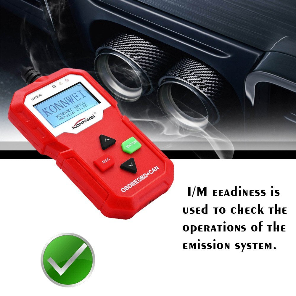 OBDII Automobile Malfunction Diagnostic Instrument Detector Scanner