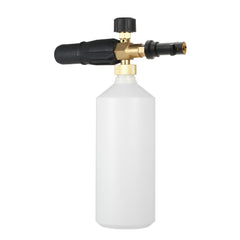 Adjustable Car Wash Watering Can 1L with HDPE and Brass Soap Foam Pressure Washer Spray Cone Bottle