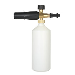 Adjustable Car Wash Watering Can 1L with HDPE and Brass Soap Foam Pressure Washer Spray Cone Bottle