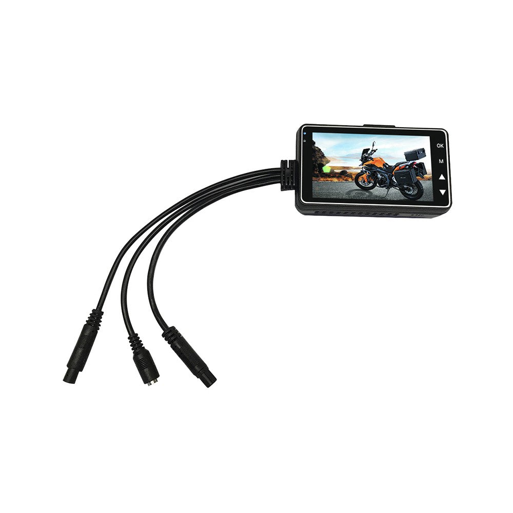 Motorcycle DVR Dual Lens Driving Recorder