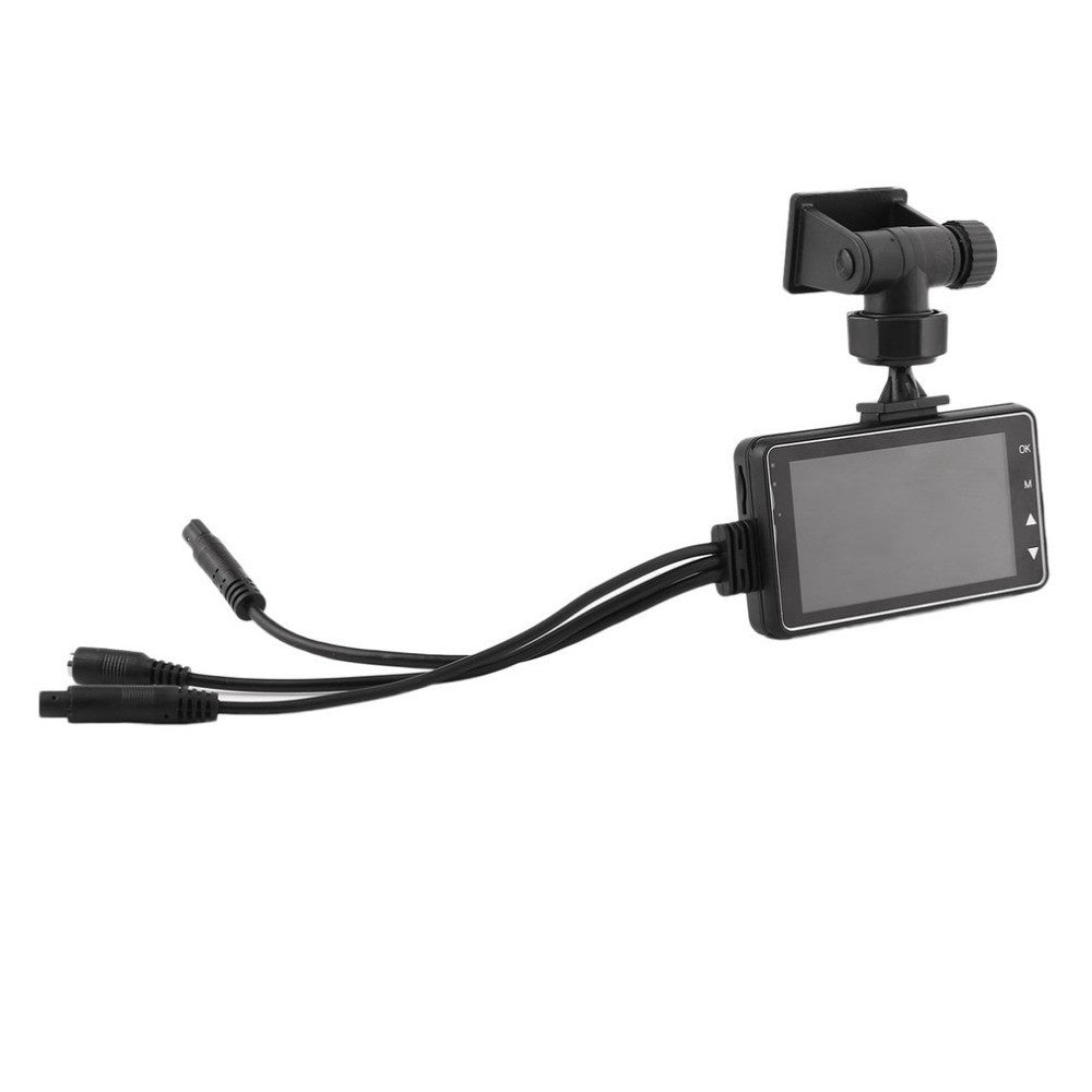 Motorcycle DVR Dual Lens Driving Recorder