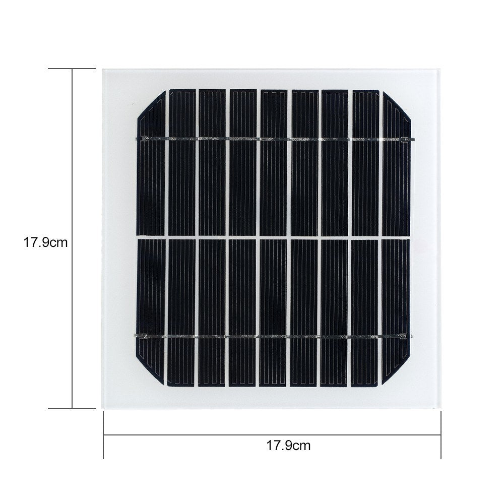 9V 3.5W Solar Panels Polycrystalline Silicon Panel Battery For Car