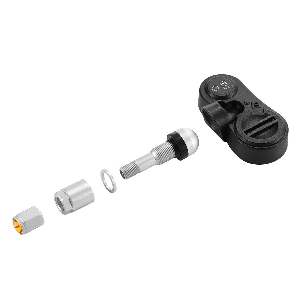 Tire Pressure Sensor Monitor System Wireless Solar Powered TPMS LCD Display with 4 Internal Sensors