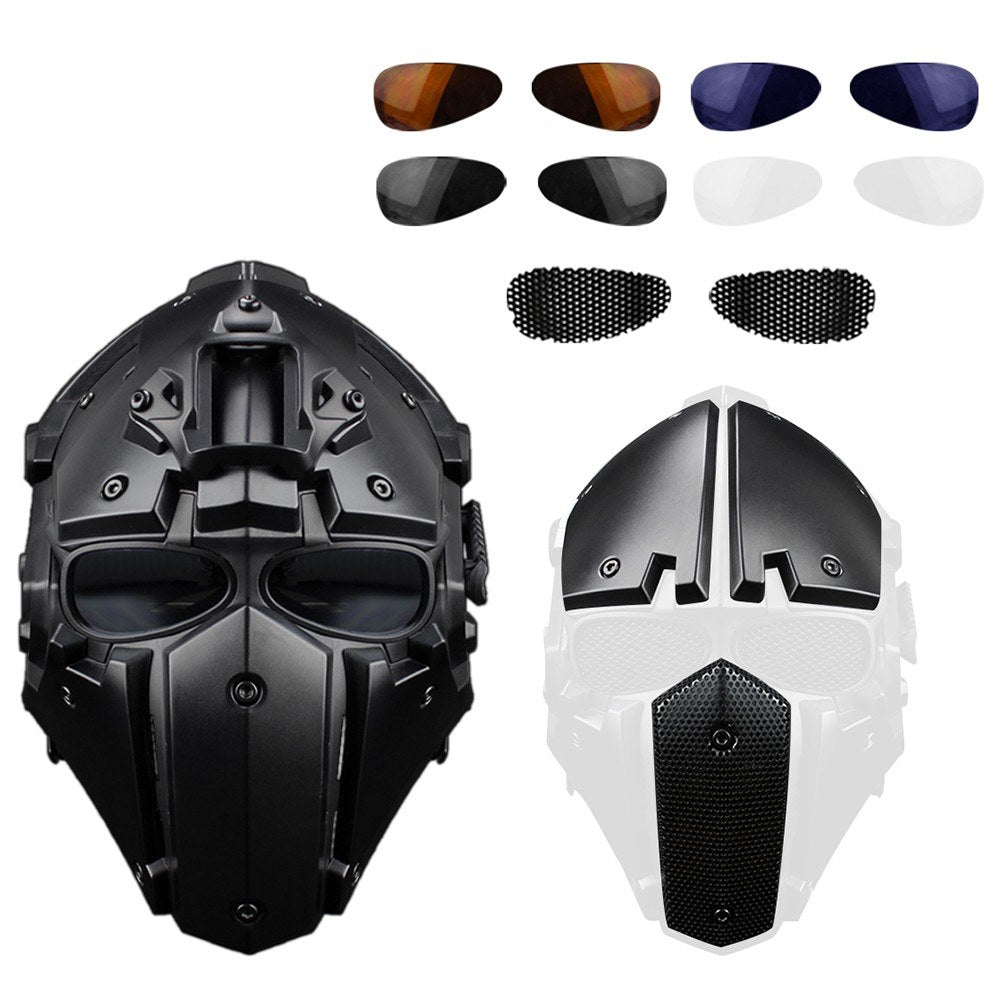 Motorcycle Helmet Full Face Bicycle Tactical Helmets Black