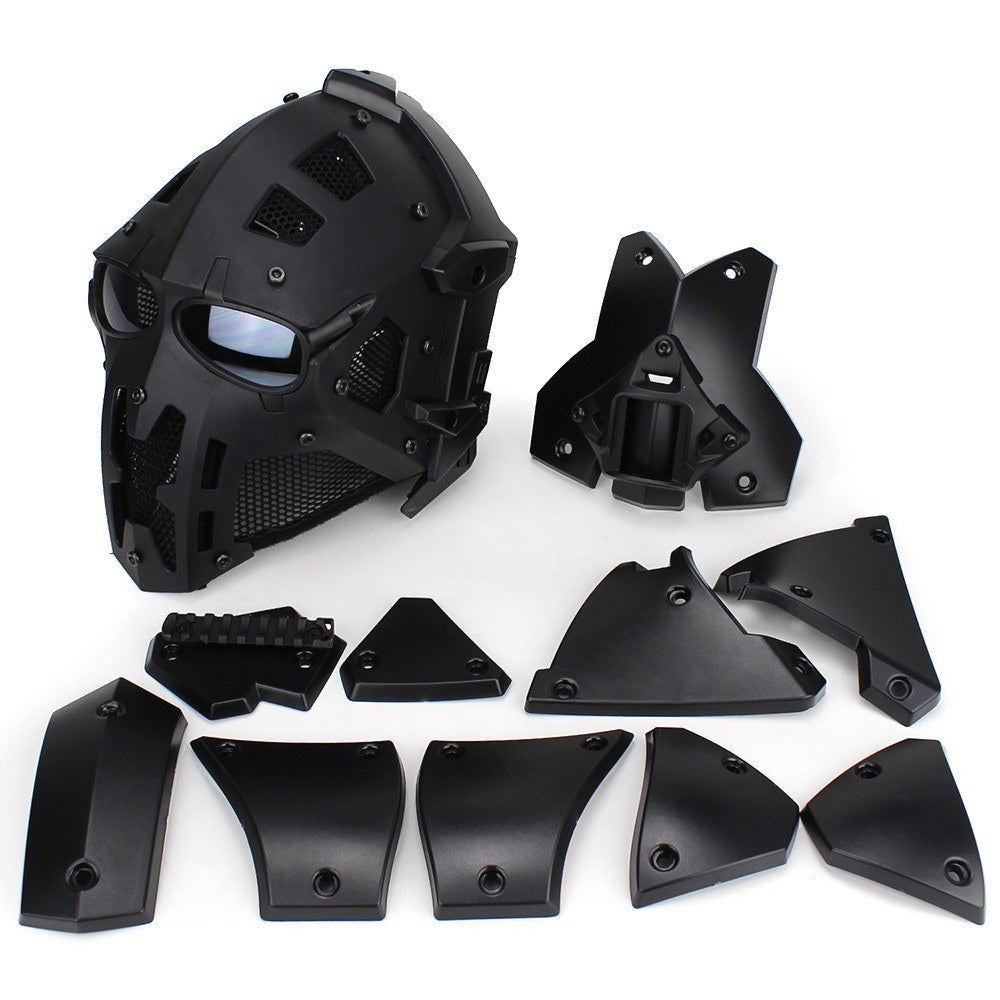 Motorcycle Helmet Full Face Bicycle Tactical Helmets Black