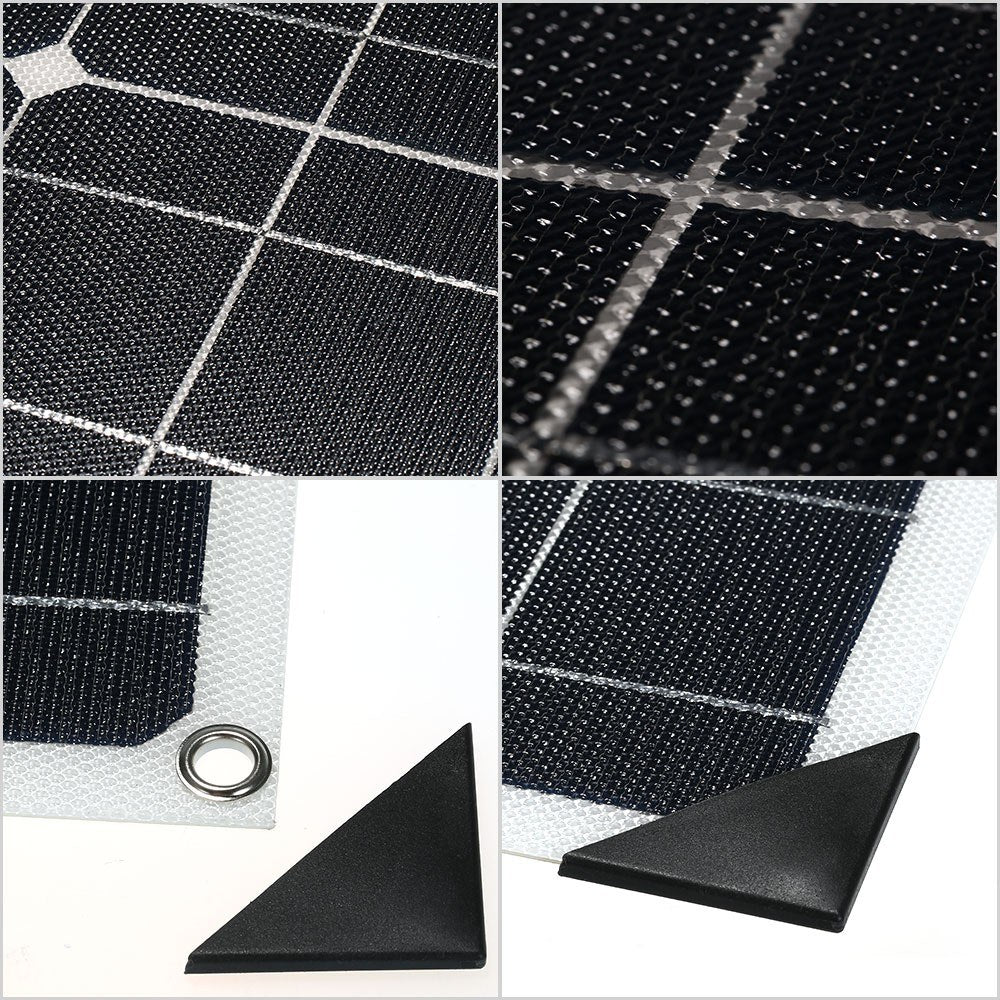Flexible Monocrystalline Silicon Solar Panels High Conversion Rate Panel System for RV Home use