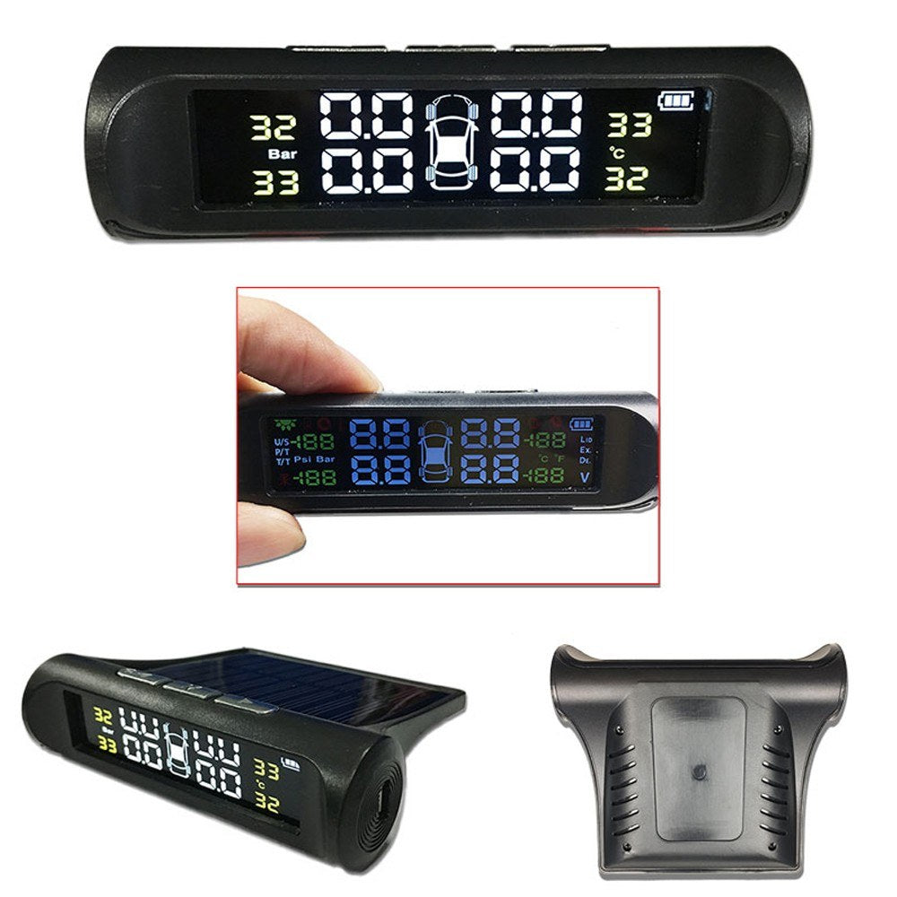 Universal Solar Power Tire Pressure Monitoring System