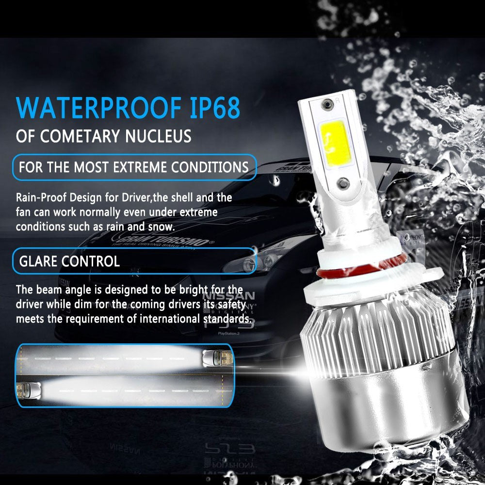 Car LED Headlight Driving Light Headlamp Bulb 1Pcs