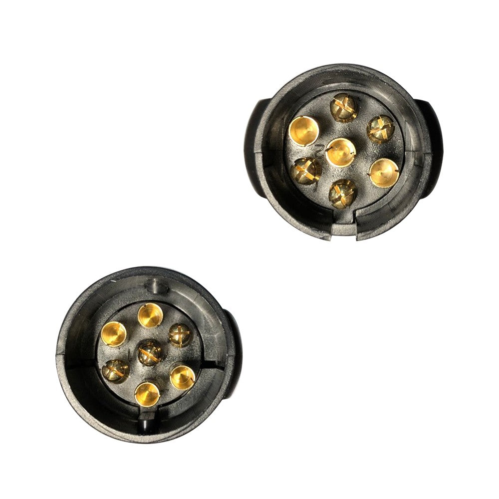 Vehicle Trailer 7Pin LED Light Cable Circuit Towing Plug Socket Tester 12V