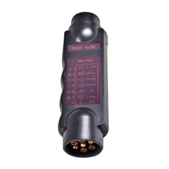 Vehicle Trailer 7Pin LED Light Cable Circuit Towing Plug Socket Tester 12V