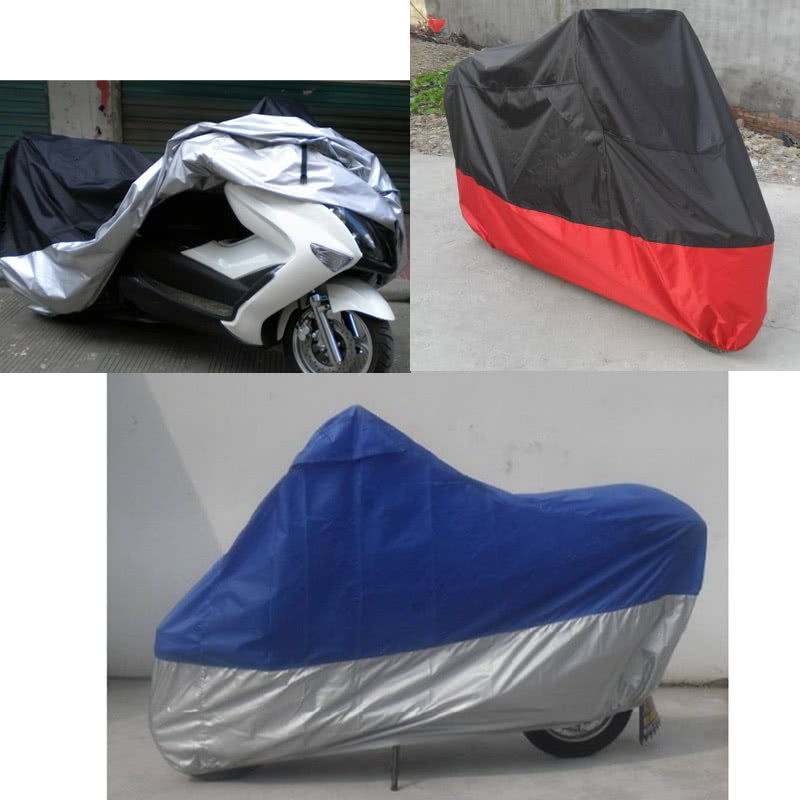 Motorcycle Bike Moped Scooter Cover Waterproof Rain UV Dust Prevention Dustproof Covering