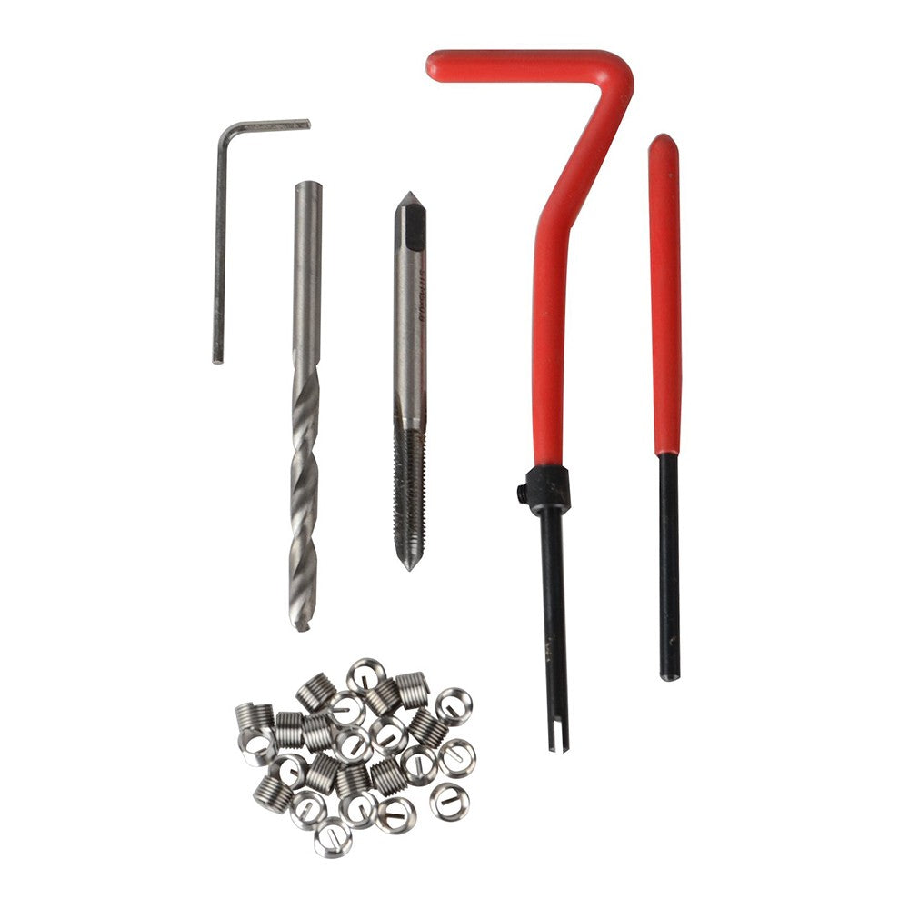 131Pcs Stripped Thread Rethread Helicoil Repair Kit Set Metric M5 M6 M8 M10 M12