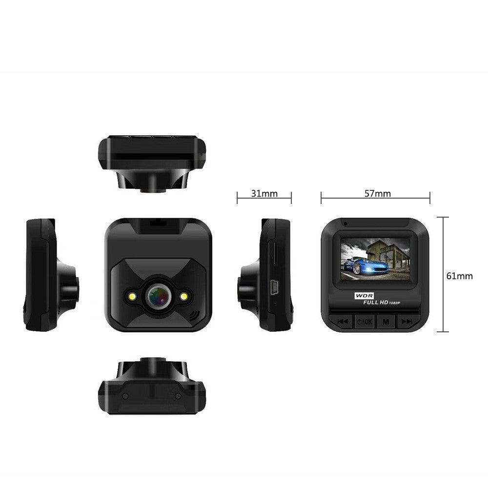 1080p Q1 Mini 1.6 inch Full HD LCD Screen Car DVR Dash Cam