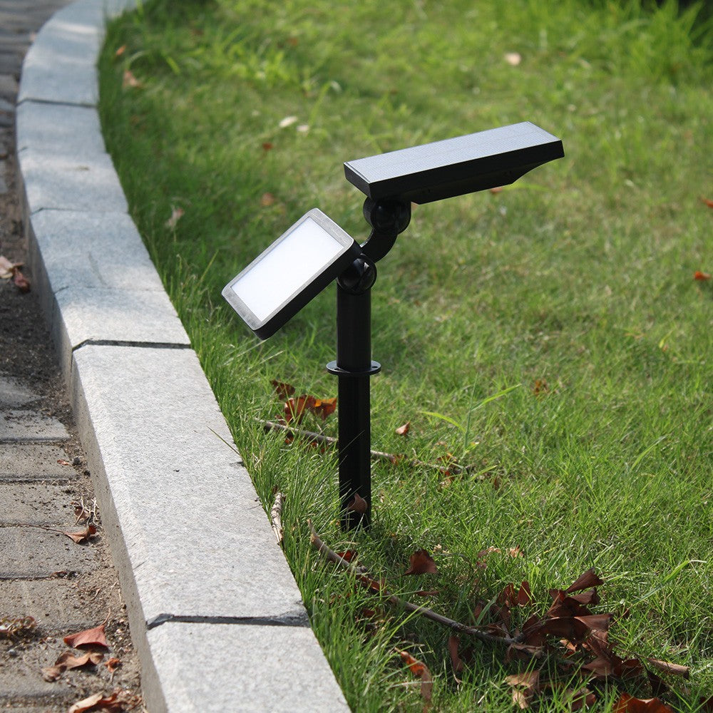 Solar Powered Lawn Lamp Outdoor Wall Light 3W 48LEDs 350LM