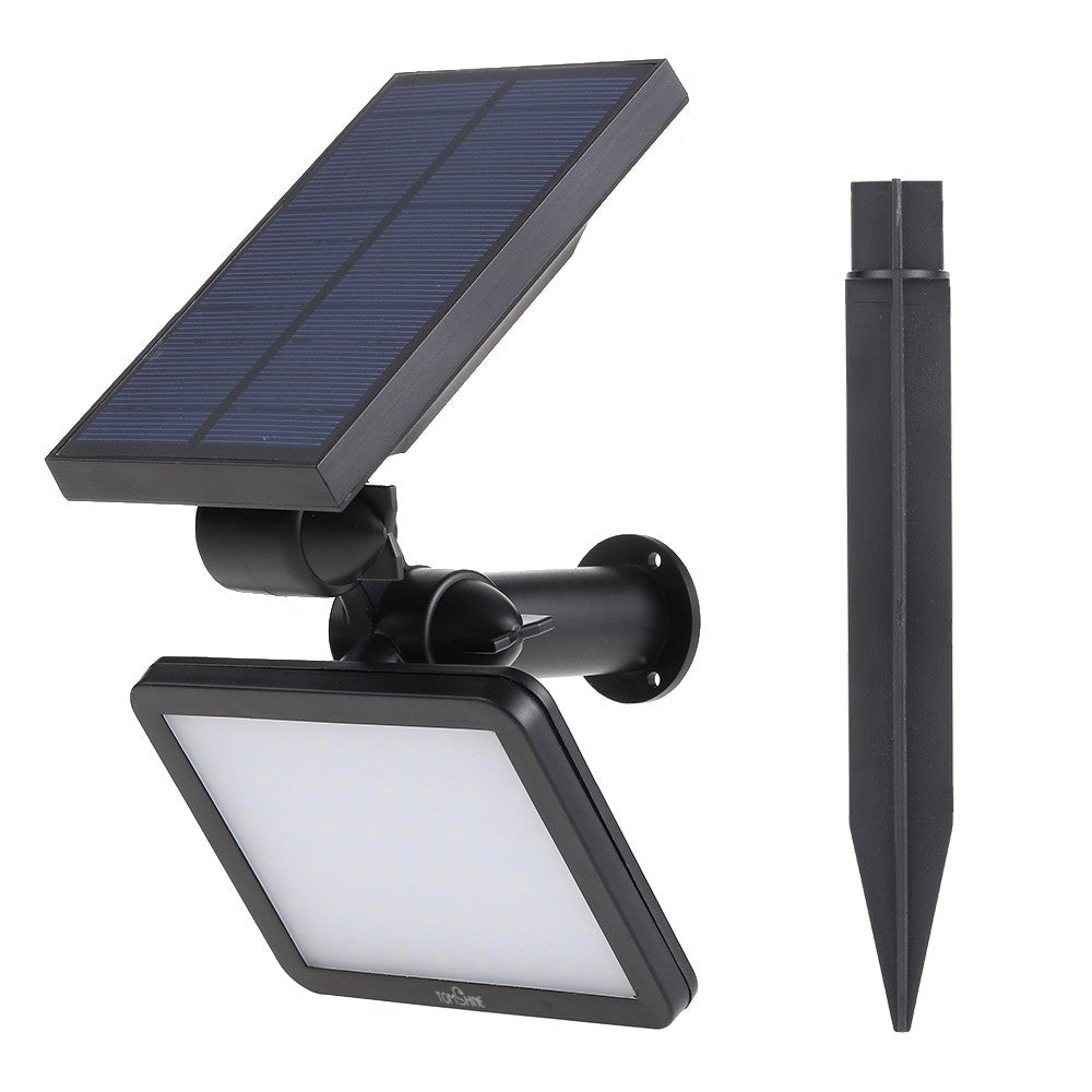 Solar Powered Lawn Lamp Outdoor Wall Light 3W 48LEDs 350LM