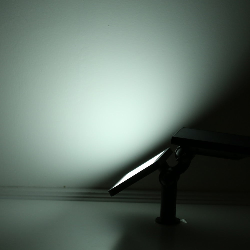 Solar Powered Lawn Lamp Outdoor Wall Light 3W 48LEDs 350LM