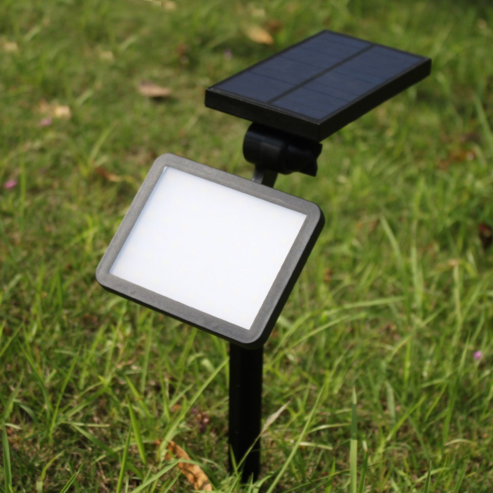 Solar Powered Lawn Lamp Outdoor Wall Light 3W 48LEDs 350LM