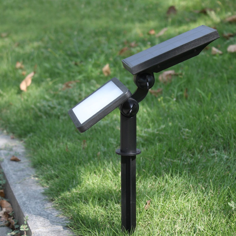 Solar Powered Lawn Lamp Outdoor Wall Light 3W 48LEDs 350LM
