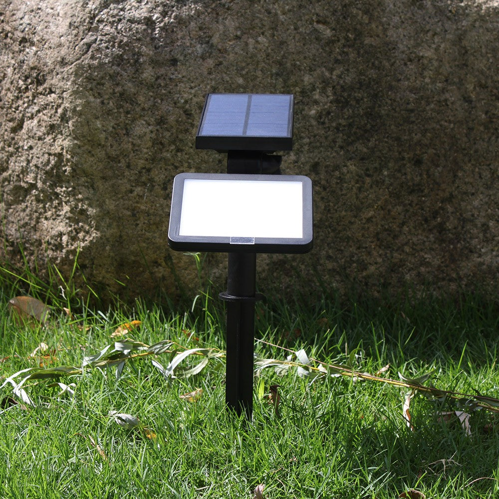 Solar Powered Lawn Lamp Outdoor Wall Light 3W 48LEDs 350LM