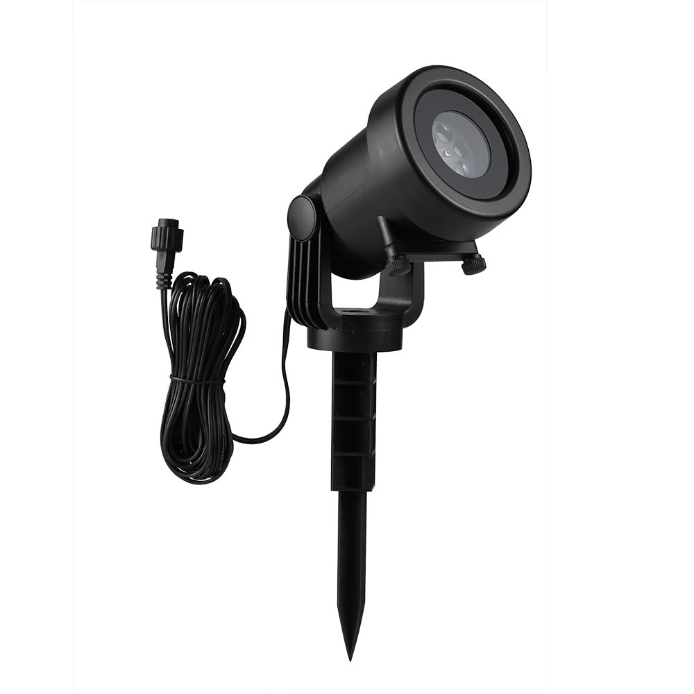 Projector Light 12Pcs Pattern Spotlight Romantic RGBW Snowflake/Love Film Rotating Garden Lamp