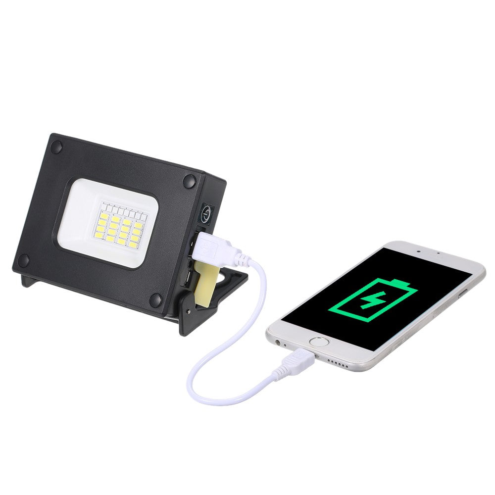 Portable LED Pocket Floodlight, Mini Power Bank High Bright for Outdoor Camping Hiking Emergency