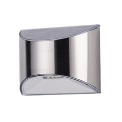 Outdoor Stainless Steel Solar Wall Lamp Waterproof Yard Garden Lighting Pack 2