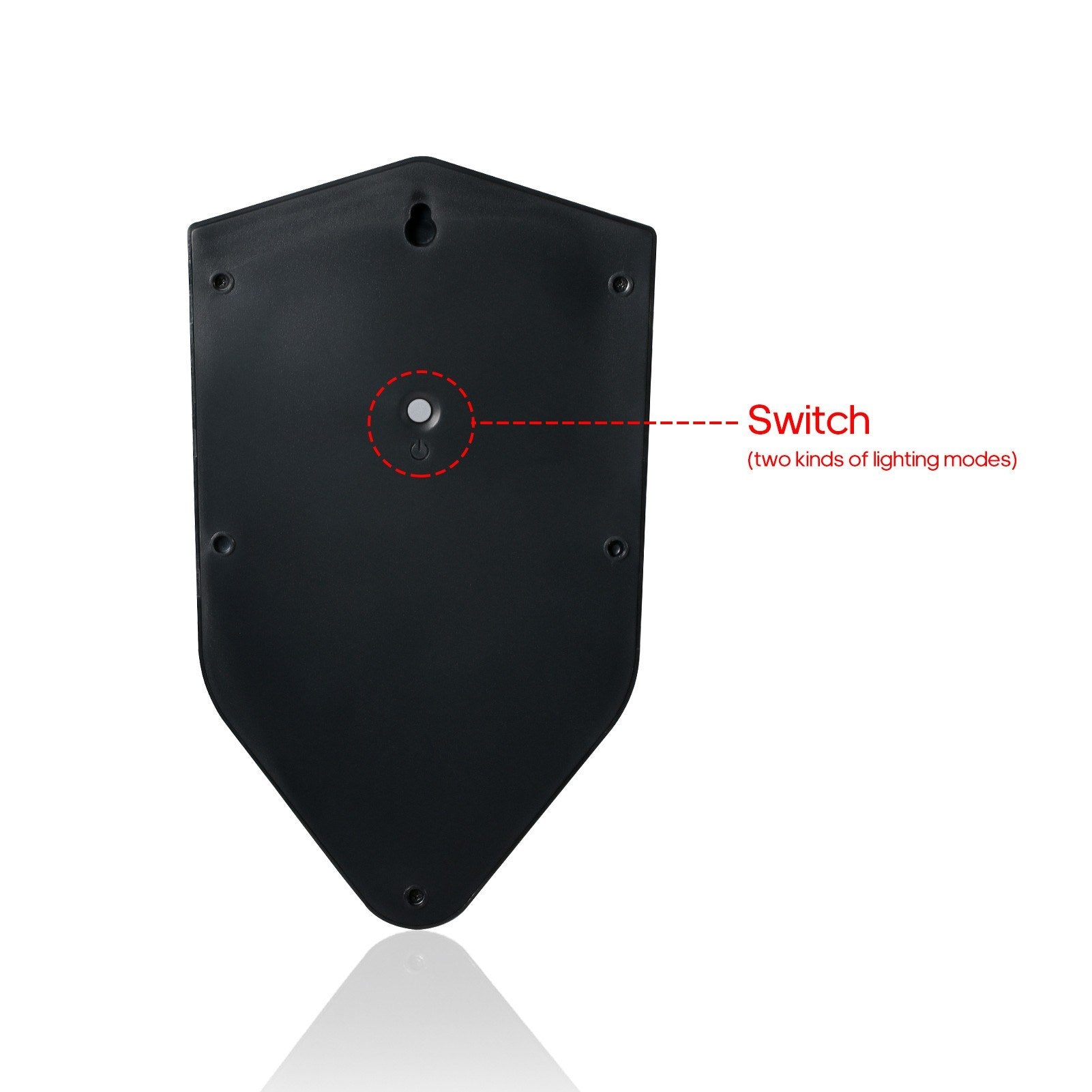 Solar Flame Wall Light IP65 Two Lighting Modes