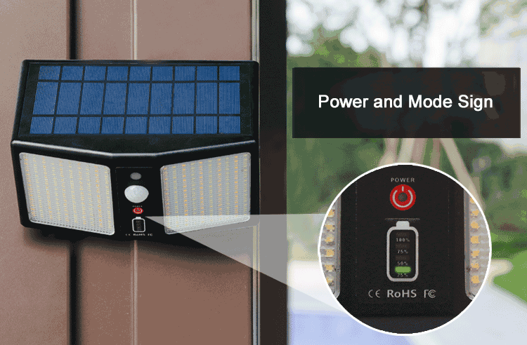 Solar Wall Lamp IP65 Mounting/Hanging Installation