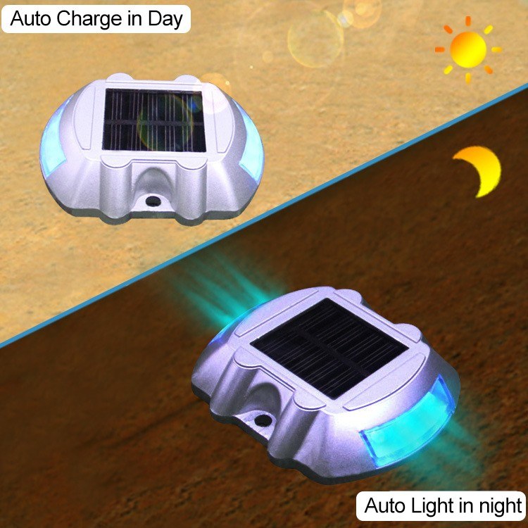 Solar LED Dock Light Garden Park Patio Lamp