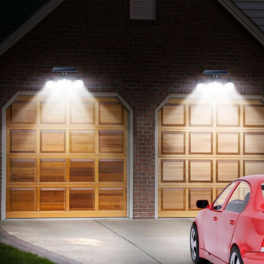 30 LEDs Solar Powered Operated Energy Wall-Mounted Lamp Outdoor Light Adopted PIR Motion Sensor