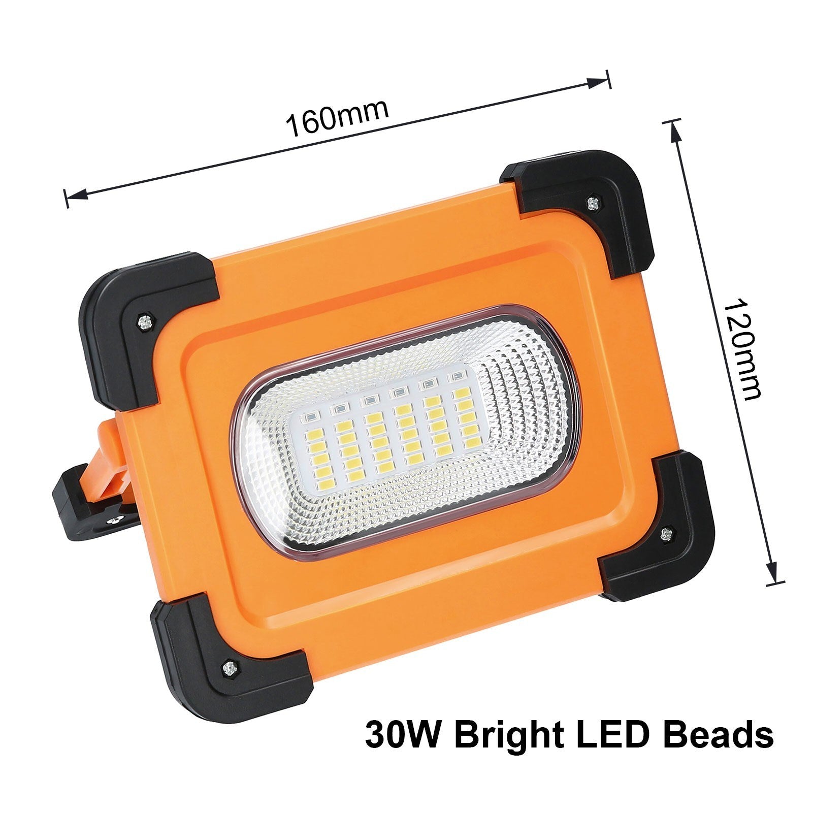 LED Solar Lamp Portable Floodlighting Lamp 4 Lighting Modes Strong Magnetic Adsorption
