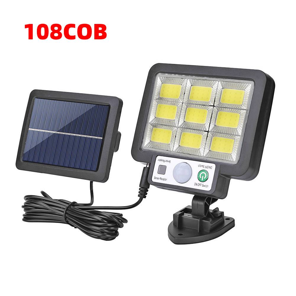Outdoor Wall Lights with Remote Control Human Body Infrared Solar Street Lights Stake Waterproof Decor Outdoor