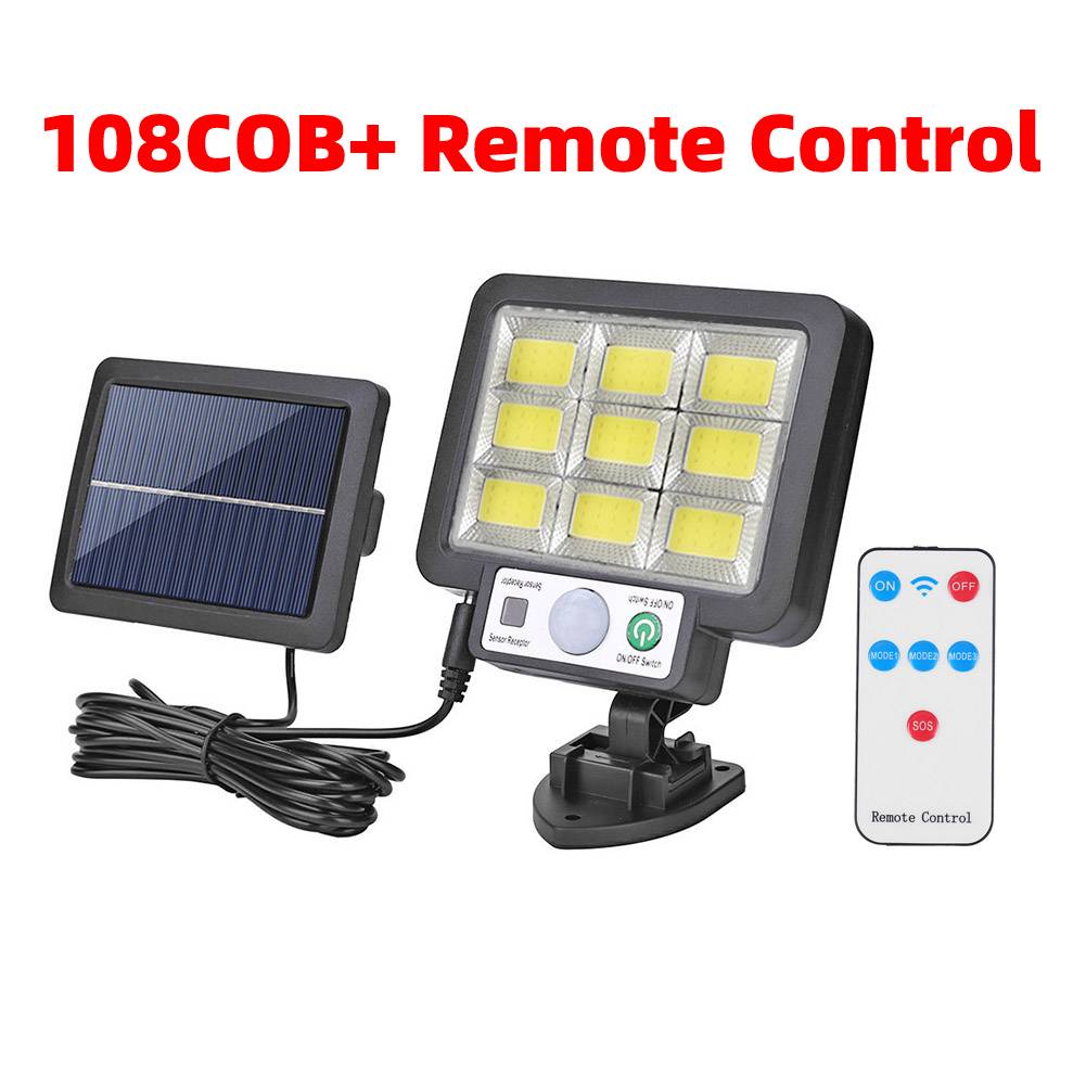 Outdoor Wall Lights with Remote Control Human Body Infrared Solar Street Lights Stake Waterproof Decor Outdoor