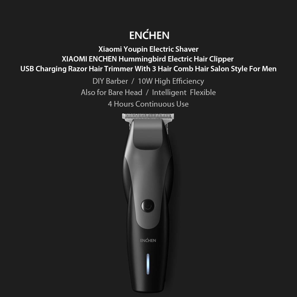 Electric Hair Clipper USB Charging Razor Hair Trimmer