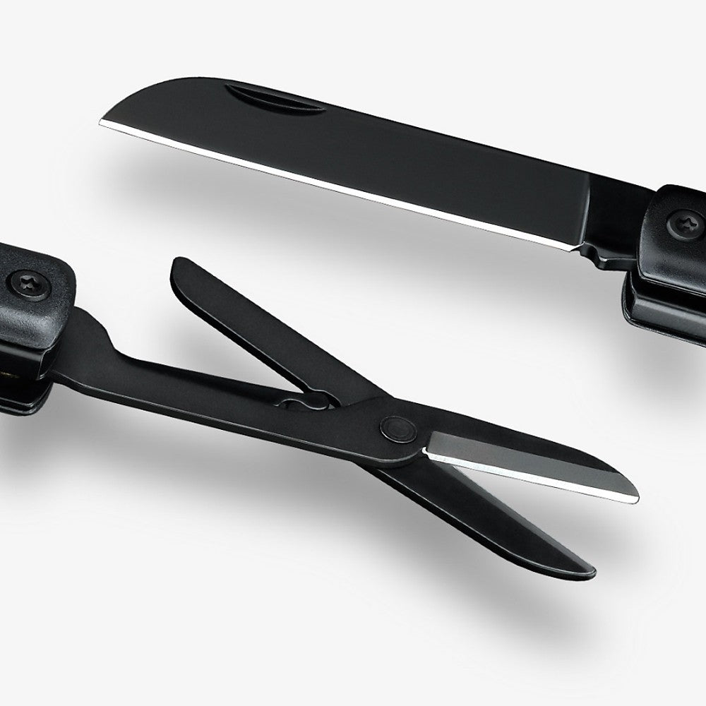 Multifunctional Pen Tools 3-IN-1 Flashlight Knife Scissors USB Rechargeable IPX4