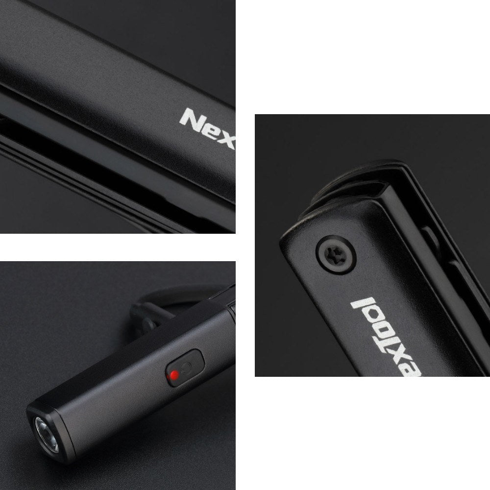 Multifunctional Pen Tools 3-IN-1 Flashlight Knife Scissors USB Rechargeable IPX4