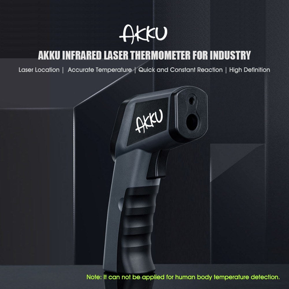 Infrared Thermometer for Industry Laser Temperature Detection LCD HD Display 50~380℃