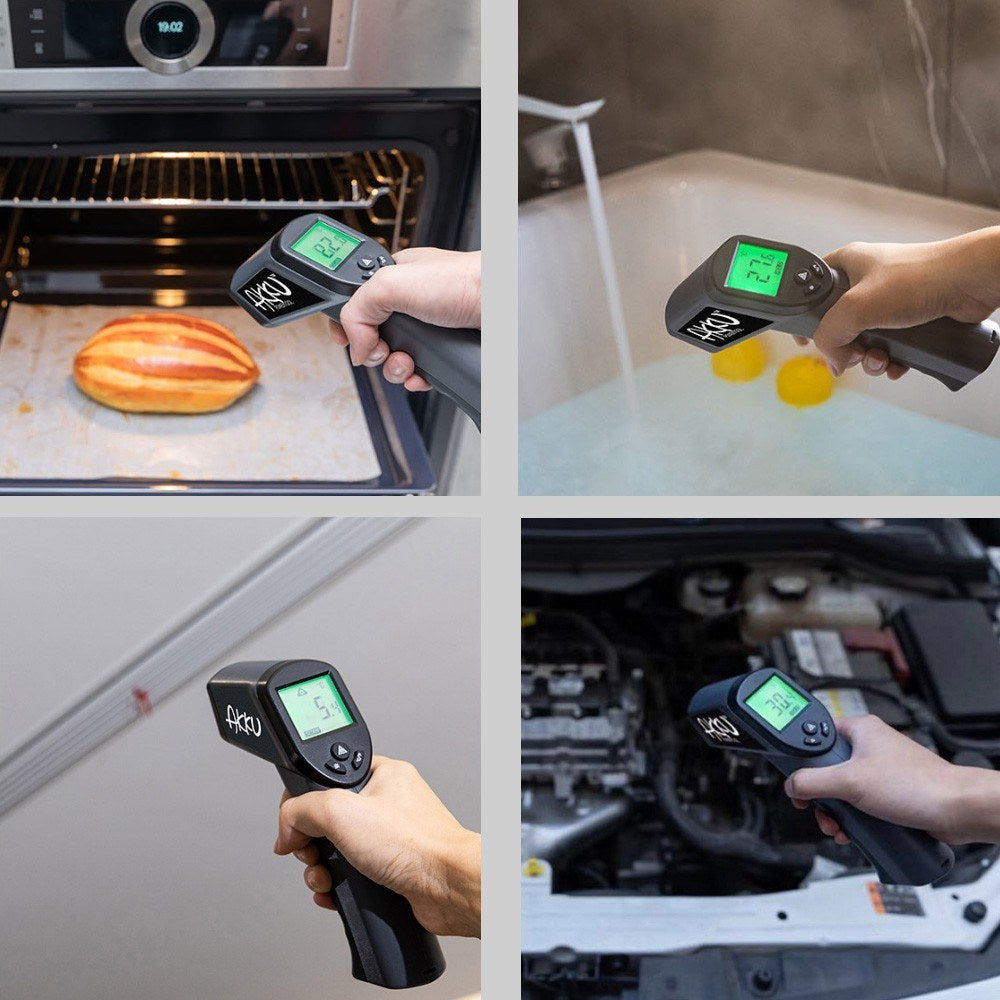 Infrared Thermometer for Industry Laser Temperature Detection LCD HD Display 50~380℃