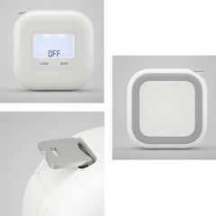 Laser Tape Measure 2-in-1 Laser Measurement 25M Laser Range Finder USB Rechargeable Backlit Display