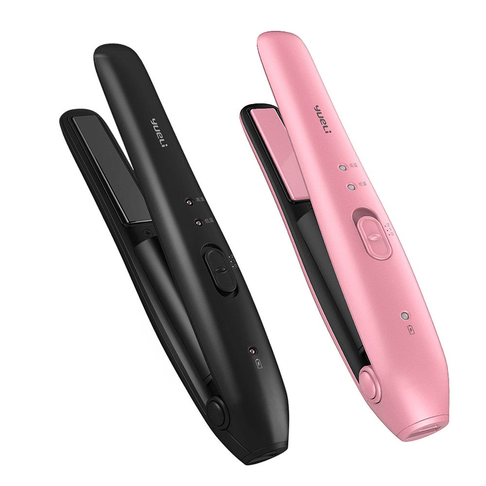 Wireless Mini Hair Straightener 2500mAh Portable Power Bank LED Indicator
