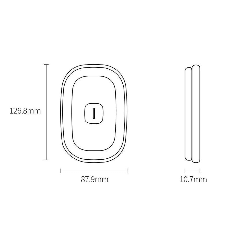 USB Rechargeable Magnetic LED Lamp Touch Sensor Car Ceiling Lamp