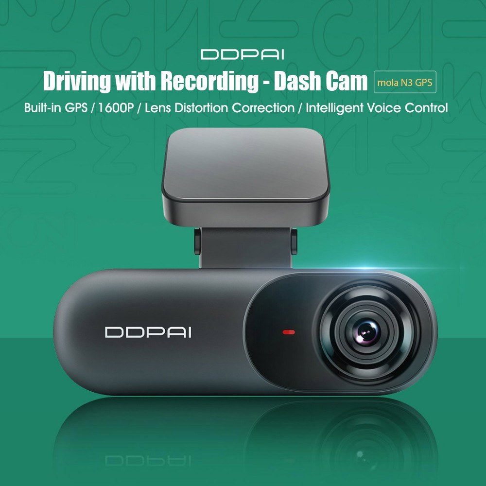 Vehicles Driving Recorder Built-in GPS Super Night Vision 1600P Motion Detection