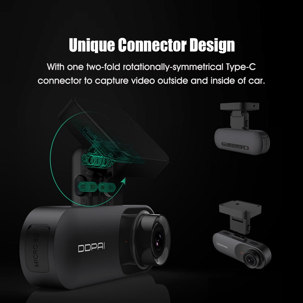Vehicles Driving Recorder Built-in GPS Super Night Vision 1600P Motion Detection