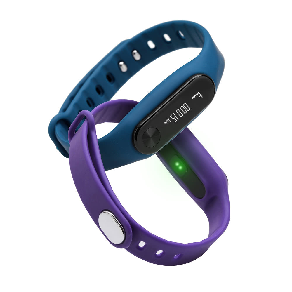 Smart BT Sport Watch Wristband 0.69" OLED Call Notification Pedometer Alarm etc