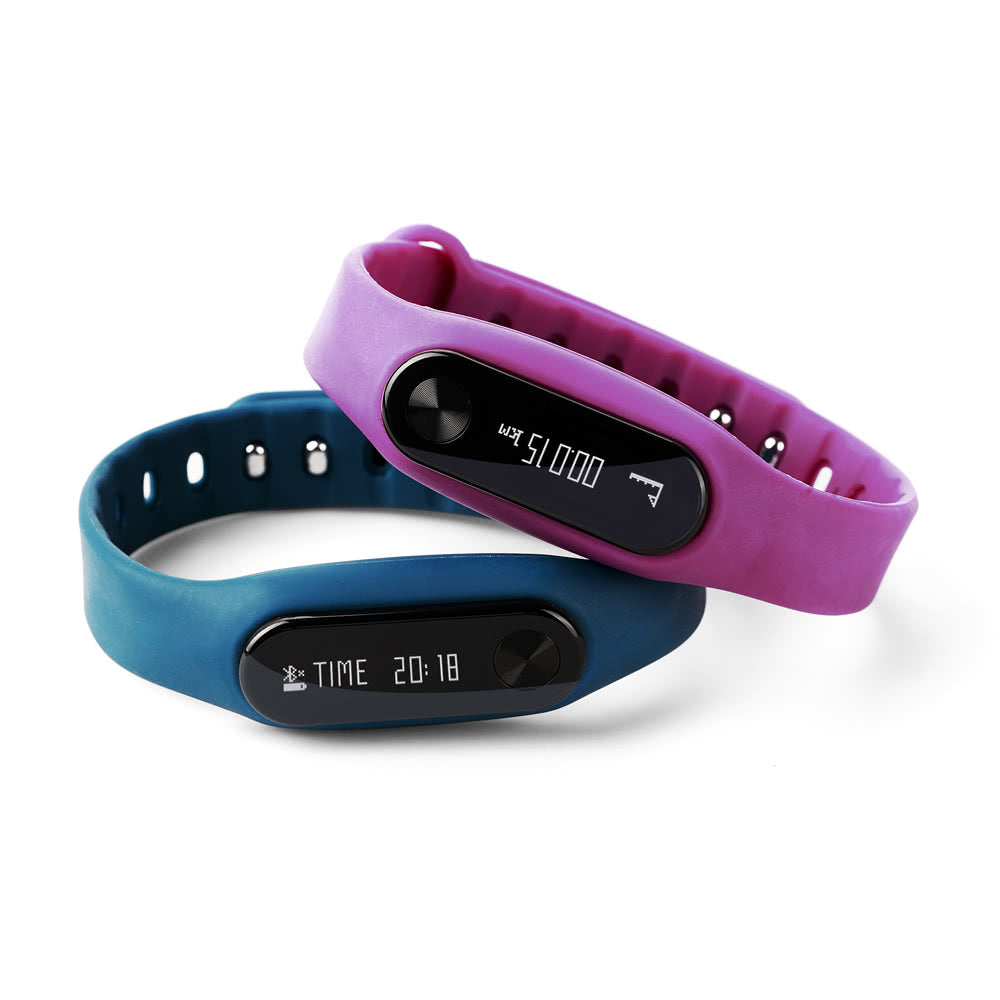 Smart BT Sport Watch Wristband 0.69" OLED Call Notification Pedometer Alarm etc