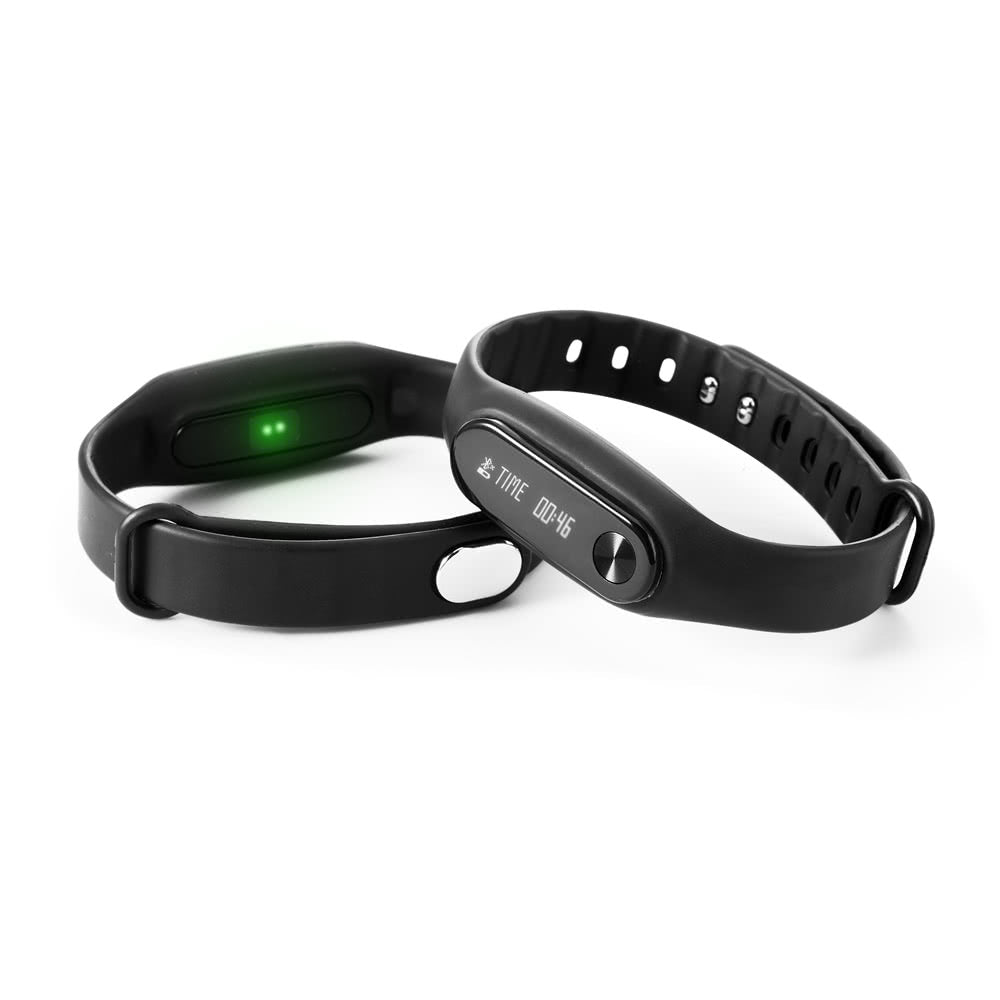 Smart BT Sport Watch Wristband 0.69" OLED Call Notification Pedometer Alarm etc