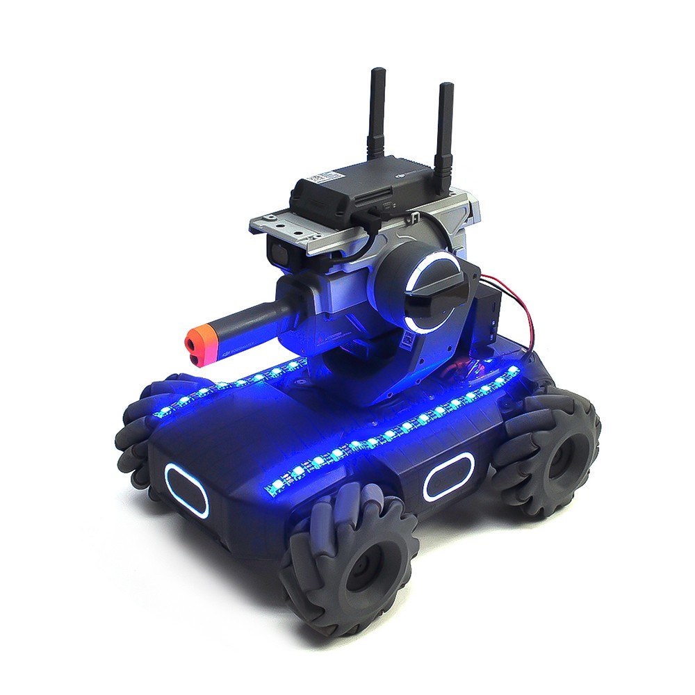 Colorful LED Light Strip for DJI RoboMaster S1 with Remote Control Insulated Marquee Switch