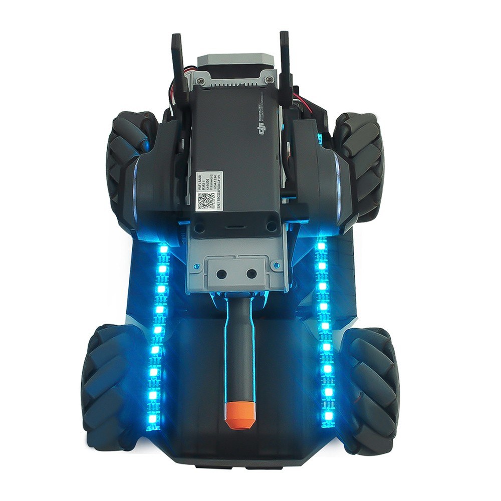 Colorful LED Light Strip for DJI RoboMaster S1 with Remote Control Insulated Marquee Switch