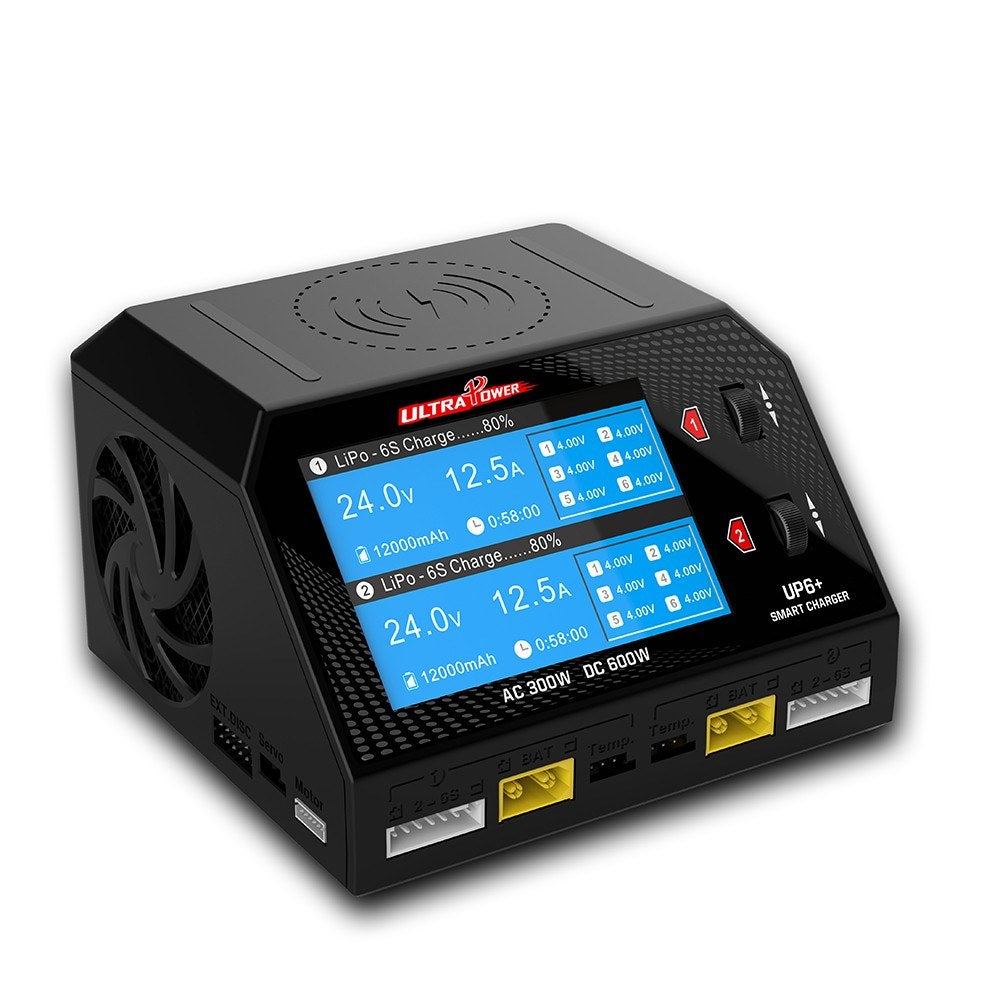 ULTRA POWER UP6+ Balance Charger Discharger AC 2x150W DC 2x300W 2x16A Dual Channel
