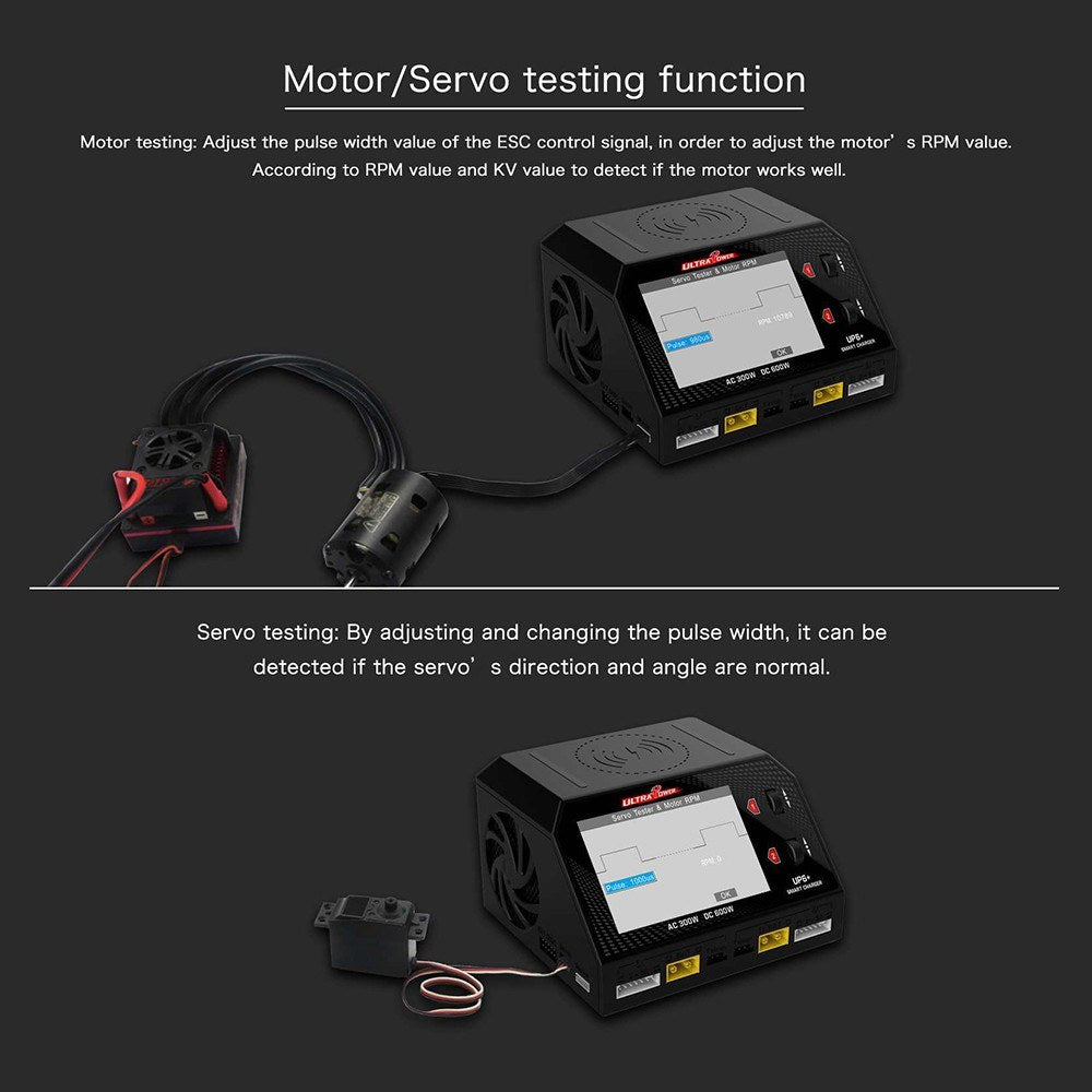 ULTRA POWER UP6+ Balance Charger Discharger AC 2x150W DC 2x300W 2x16A Dual Channel